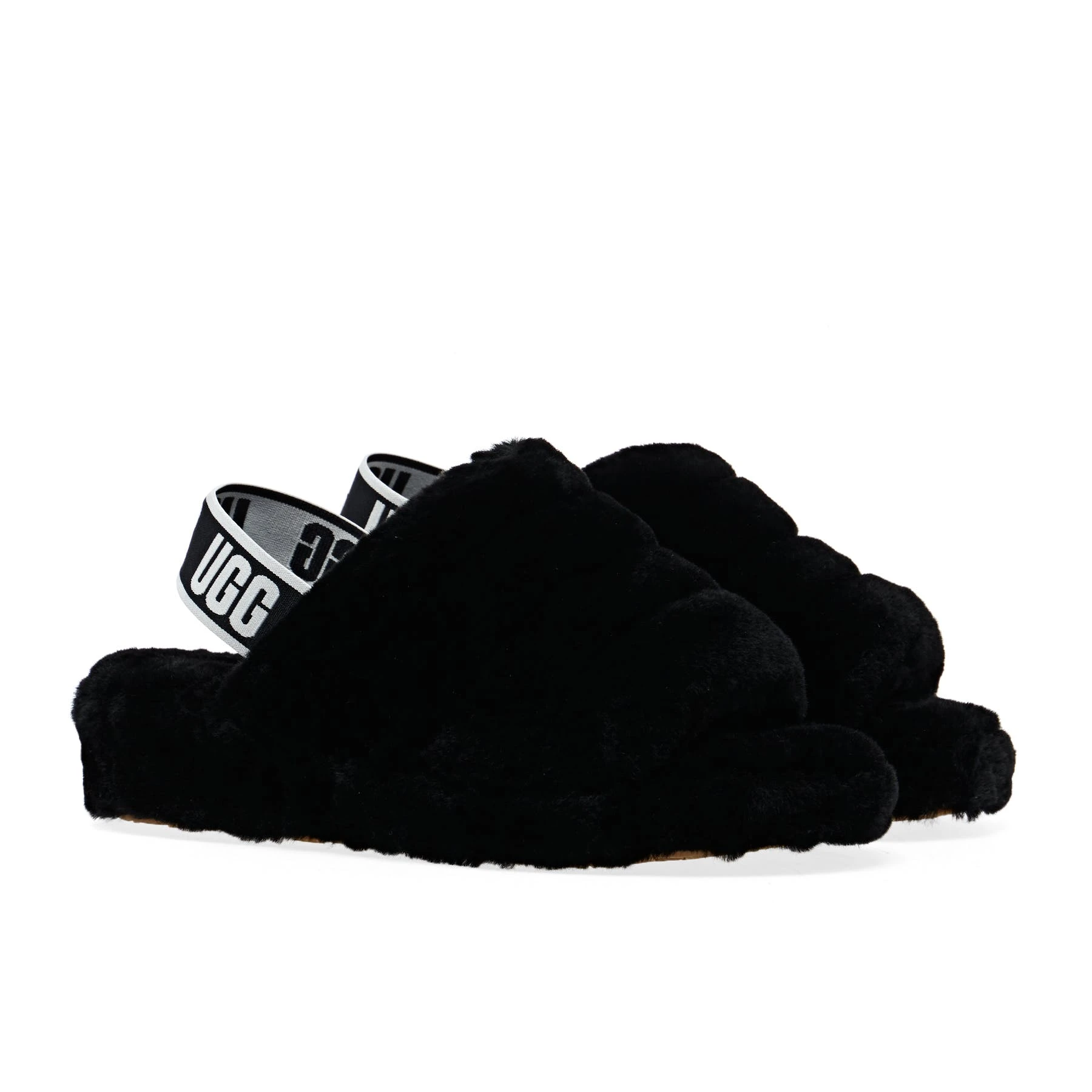 UGG Fluff Yeah Logo Womens Slippers - Image 3