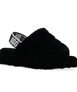 UGG Fluff Yeah Logo Womens Slippers
