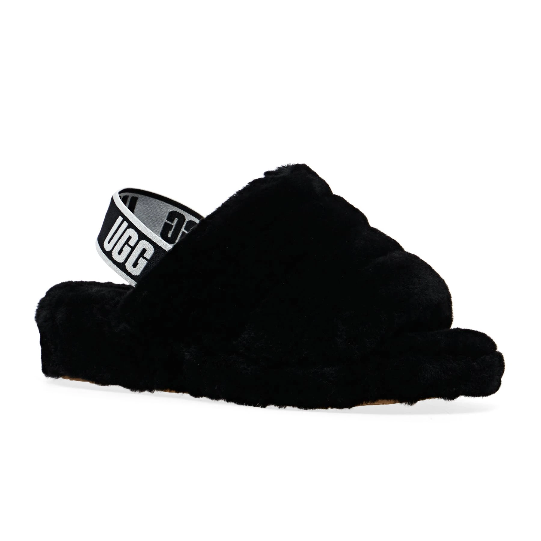 UGG Fluff Yeah Logo Womens Slippers