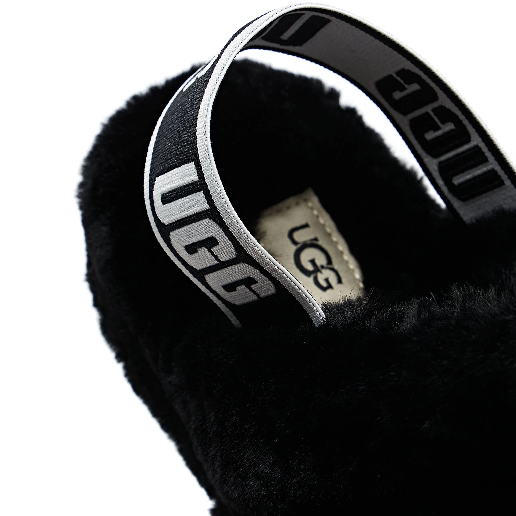 UGG Fluff Yeah Logo Womens Slippers - Image 6