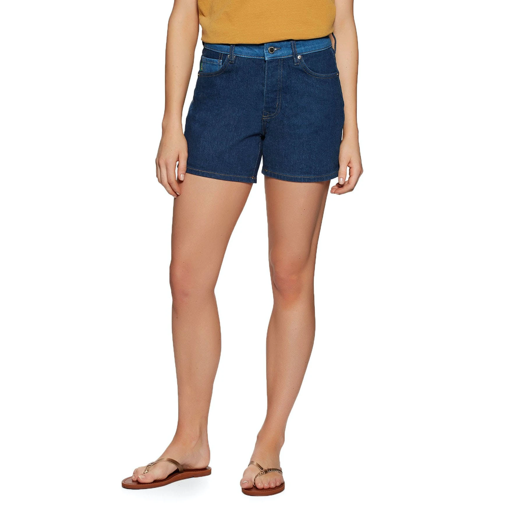 Superdry Mid Rise Slim Womens Shorts