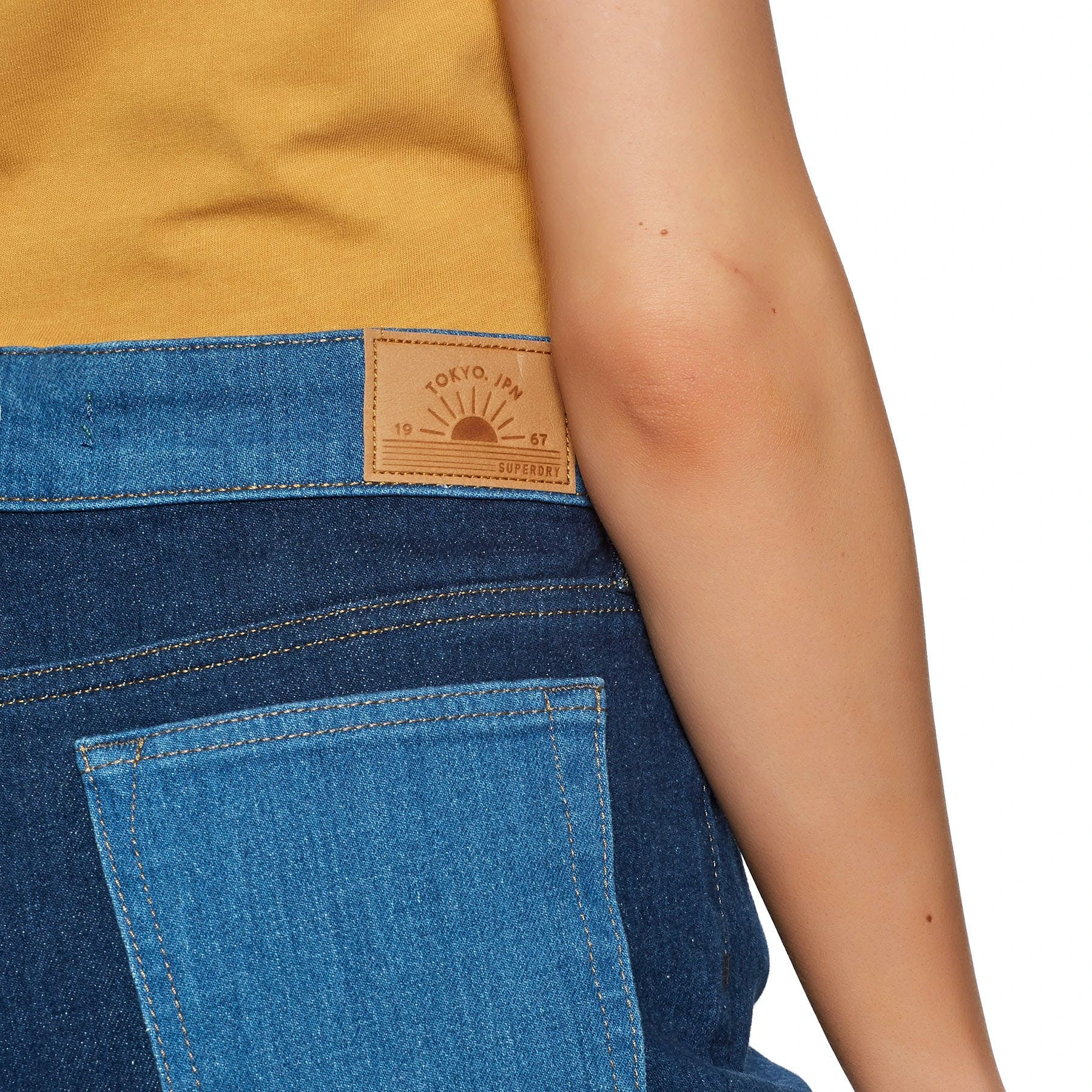 Superdry Mid Rise Slim Womens Shorts - Image 5