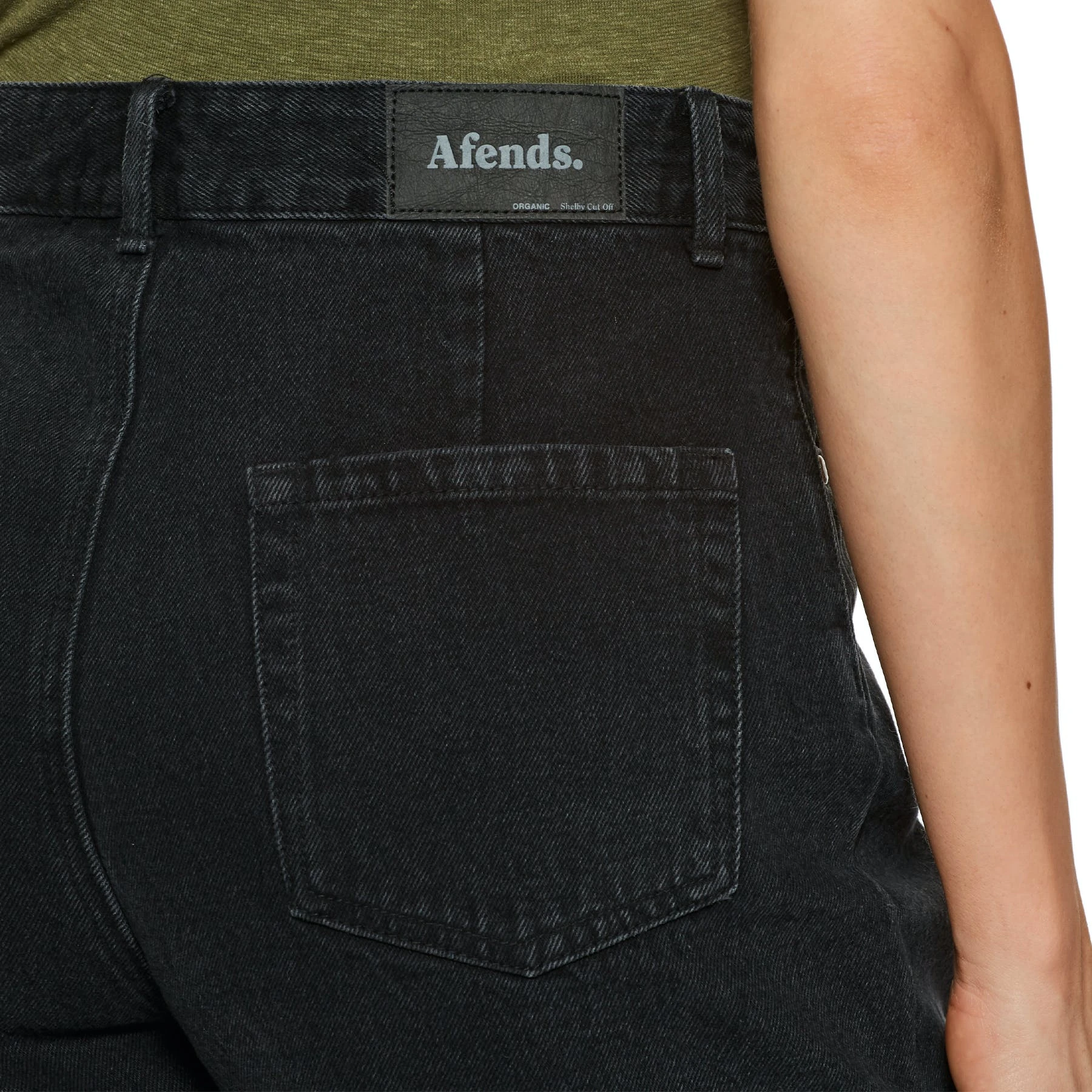 Afends Shelby Organic Denim Cut Off Womens Shorts - Image 4