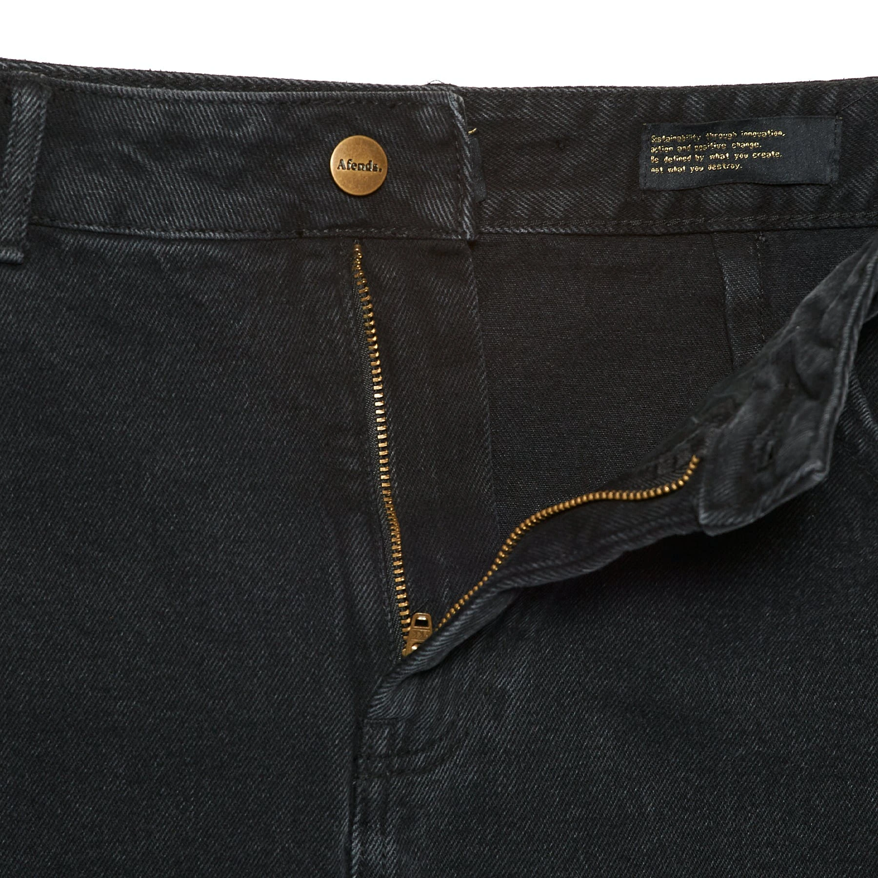 Afends Shelby Organic Denim Cut Off Womens Shorts - Image 5