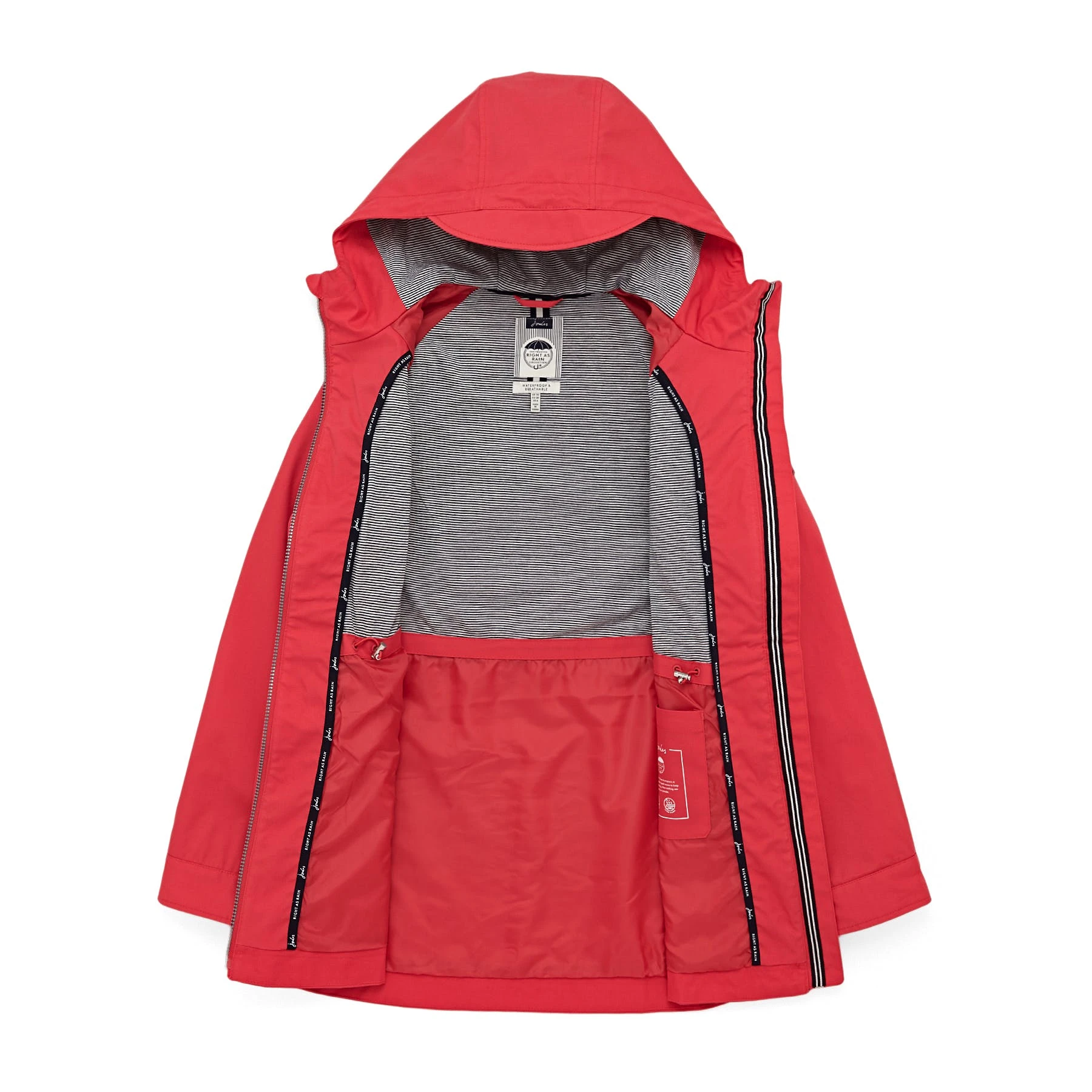 Joules Shoreside Coastal Womens Waterproof Jacket - Image 9