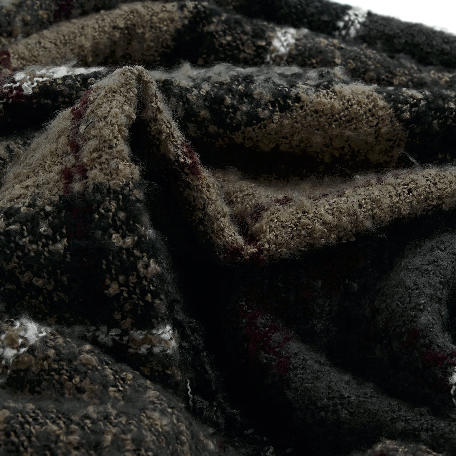 Barbour Boucle Tartan Womens Scarf - Image 4