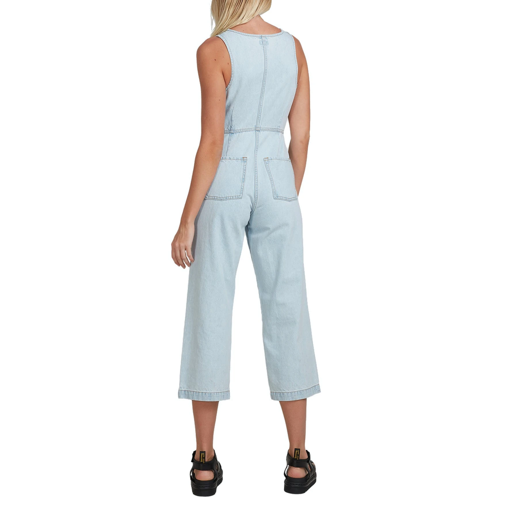 RVCA Badder Denim Jumpsuit - Image 2