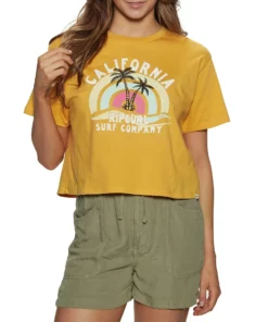 Rip Curl Sunny Paradise Crop Womens Short Sleeve T-Shirt