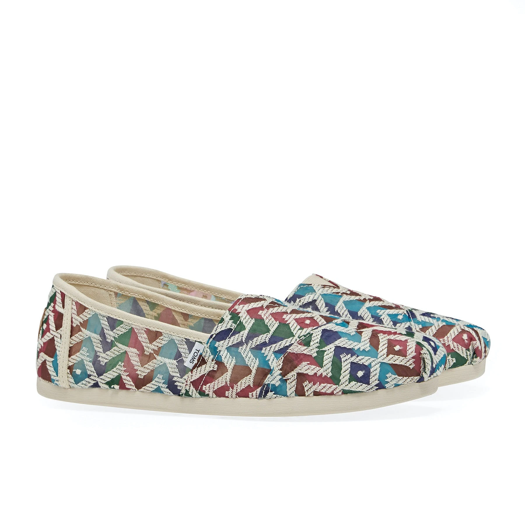 Toms Chevron Lace Alpargata Womens Slip On Shoes - Image 5