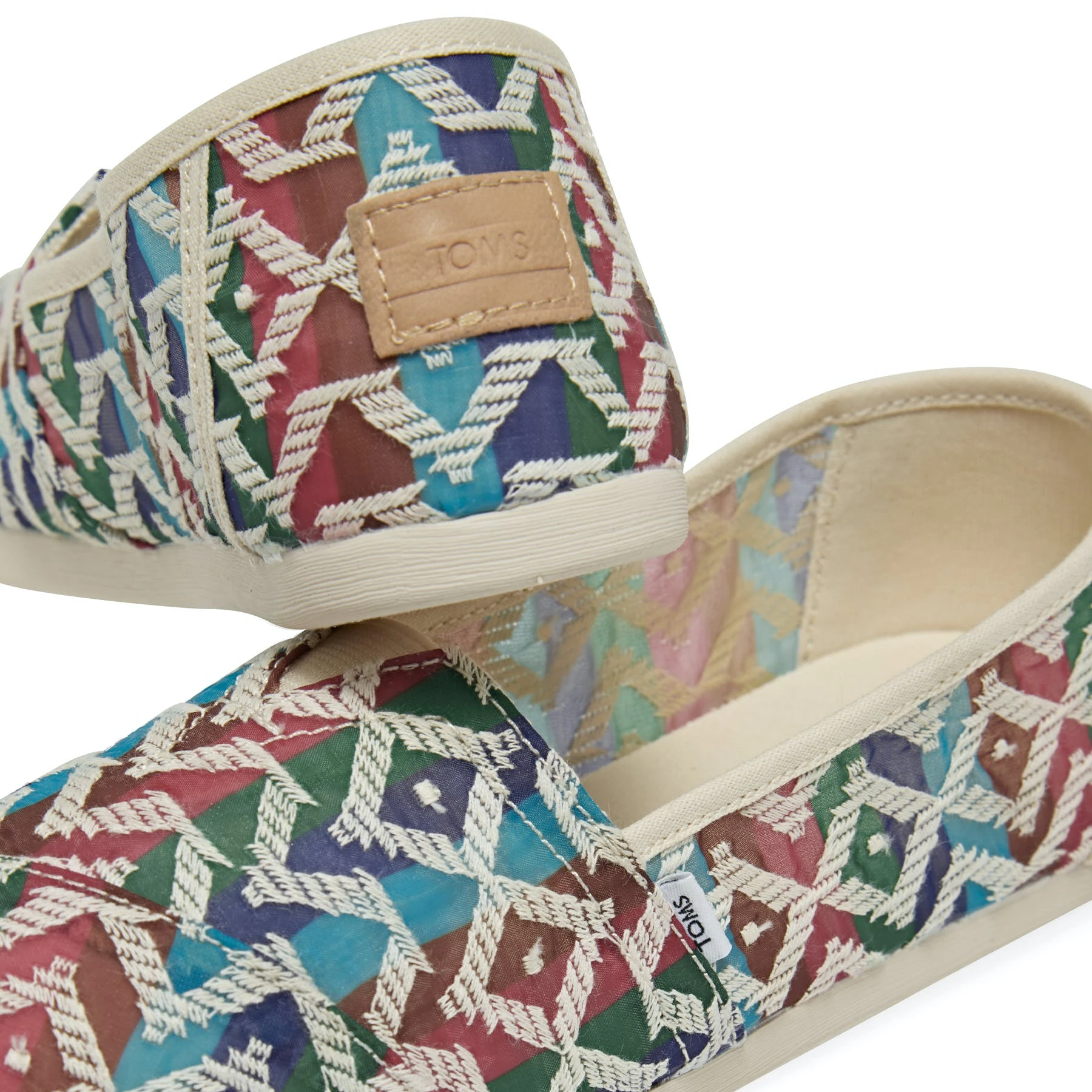 Toms Chevron Lace Alpargata Womens Slip On Shoes - Image 6