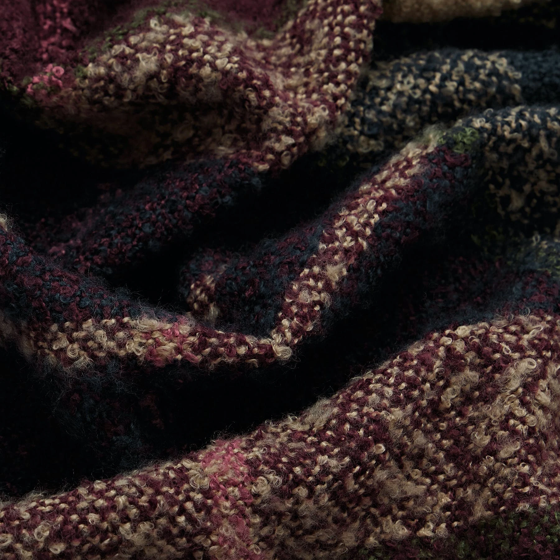 Barbour Boucle Tartan Womens Scarf - Image 5