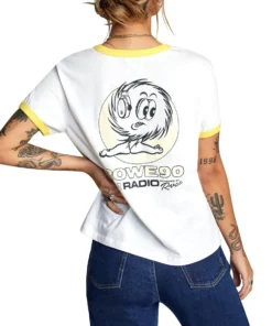 RVCA Rowe Radio Womens Short Sleeve T-Shirt