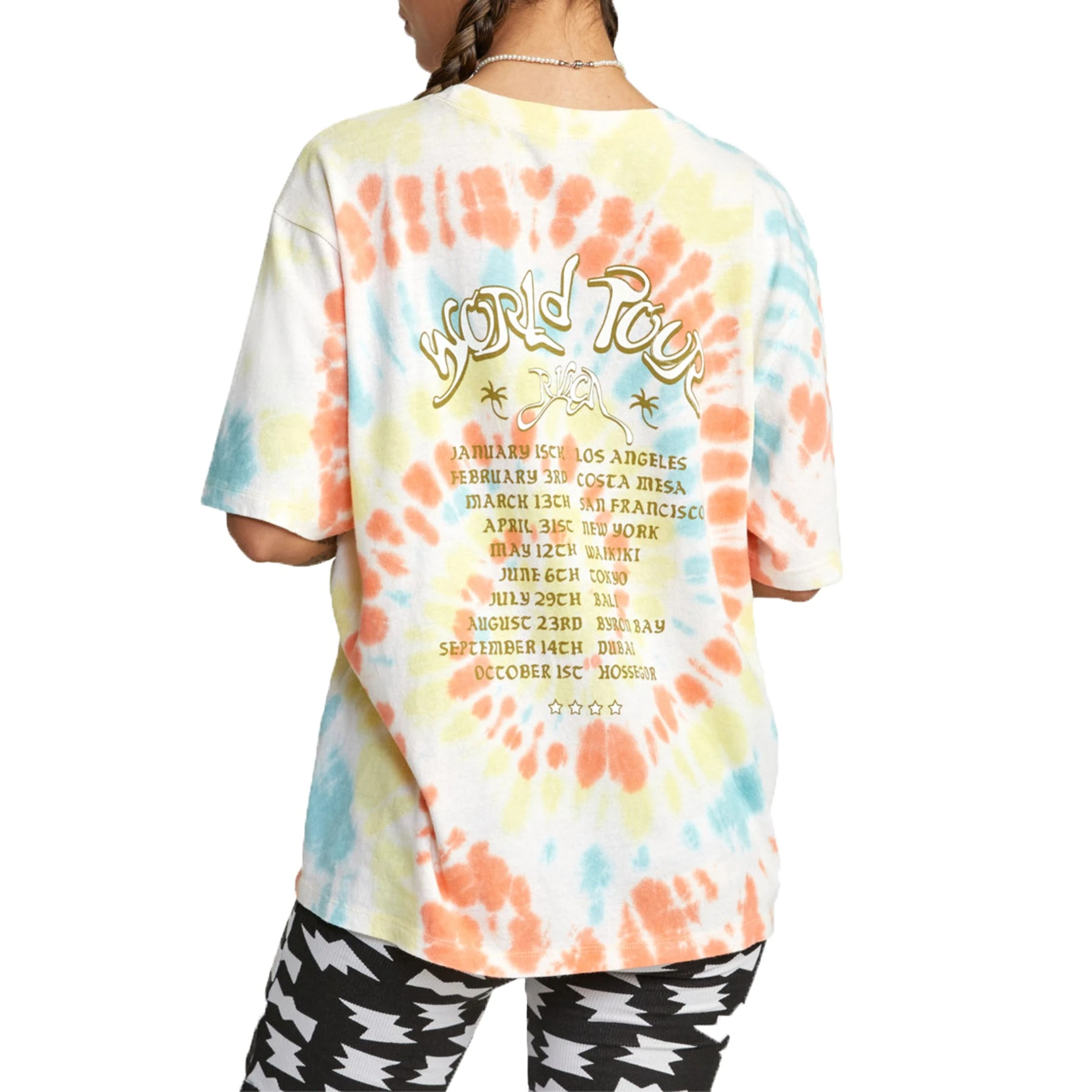RVCA World Tour Womens Short Sleeve T-Shirt