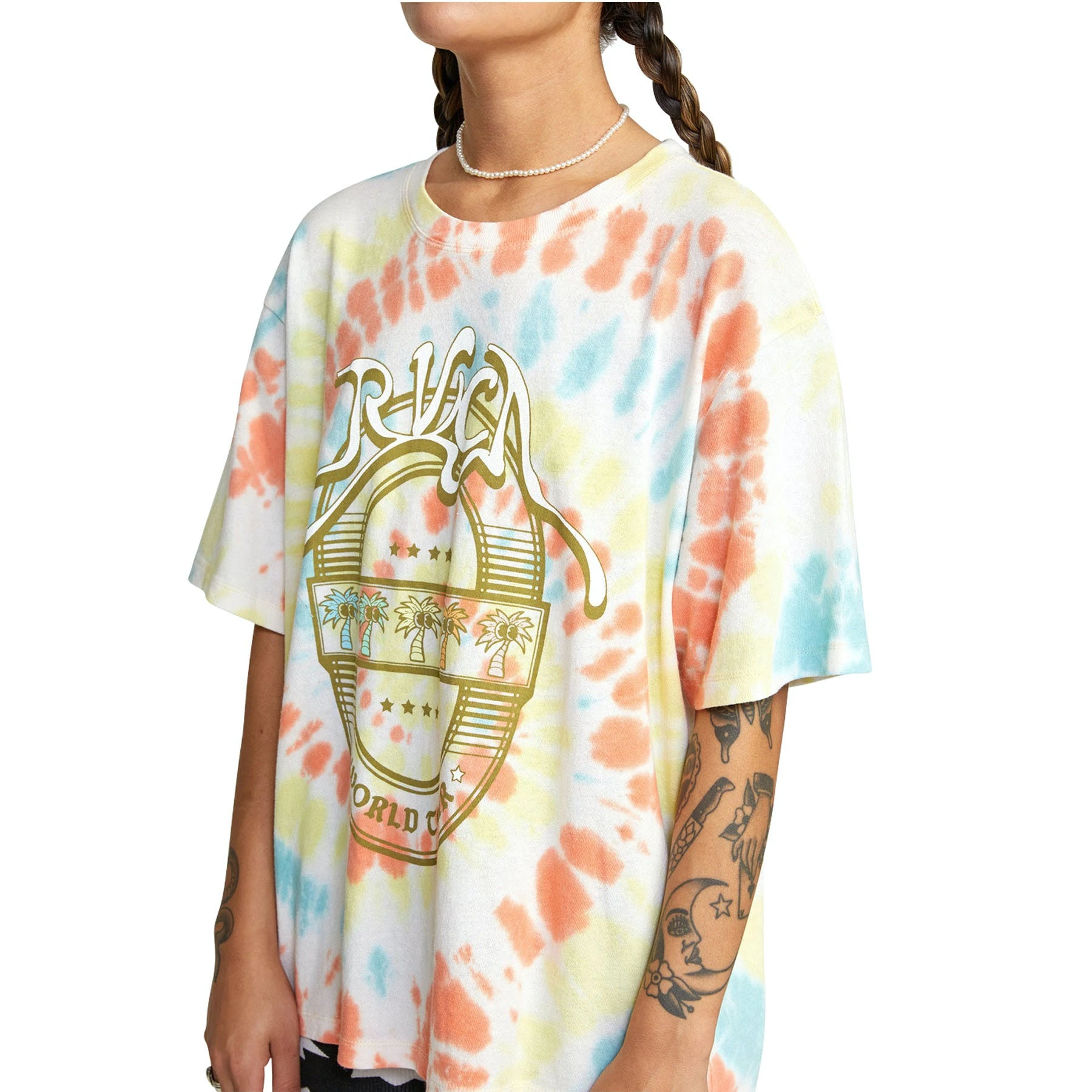 RVCA World Tour Womens Short Sleeve T-Shirt - Image 2