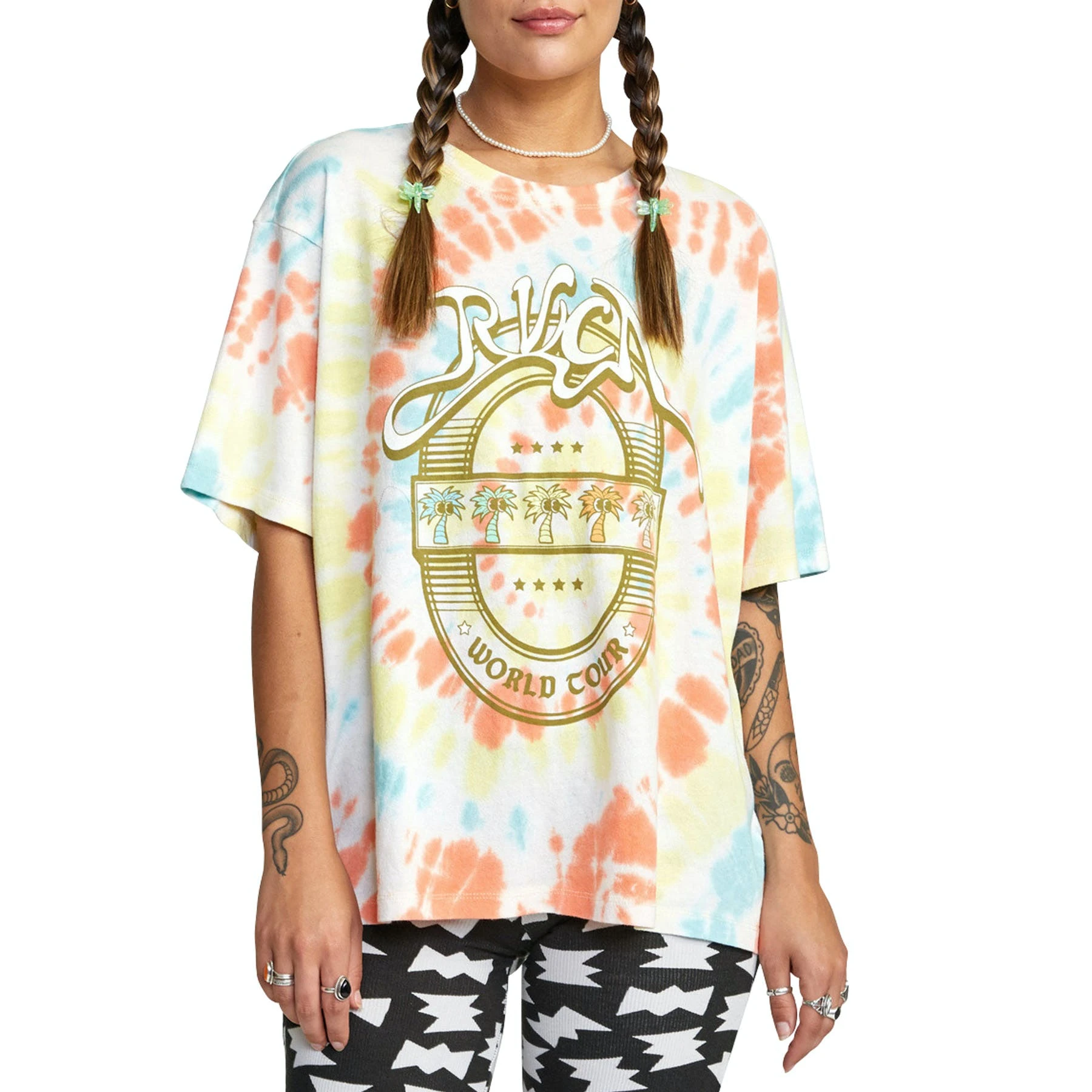 RVCA World Tour Womens Short Sleeve T-Shirt - Image 3