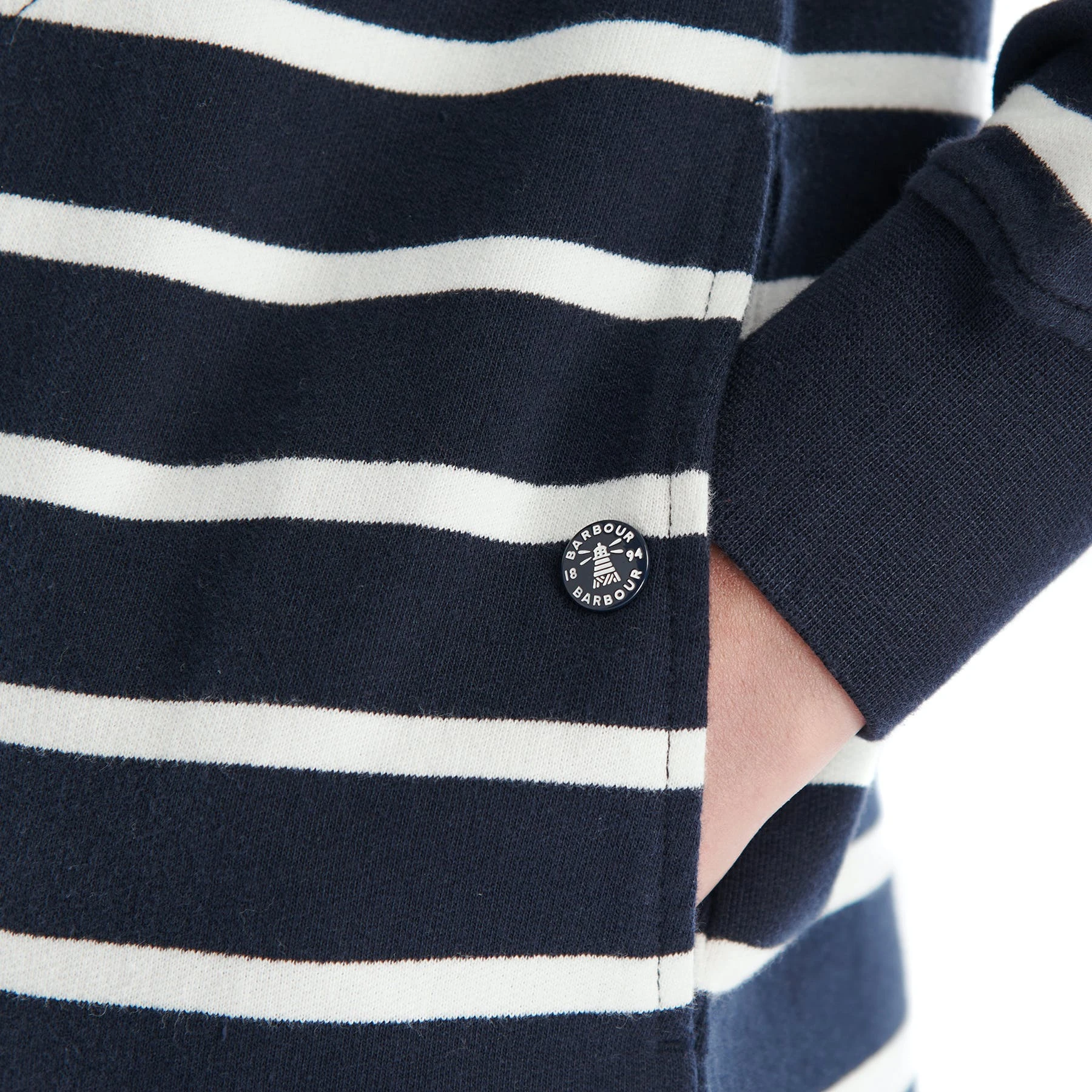 Barbour Harebell Overlayer Womens Pullover Hoodie - Image 4