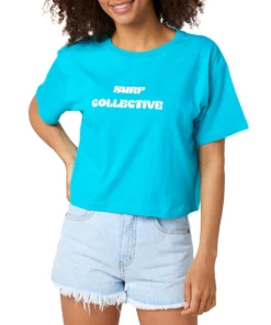 Rip Curl Women + Waves Surf Crop Womens Short Sleeve T-Shirt