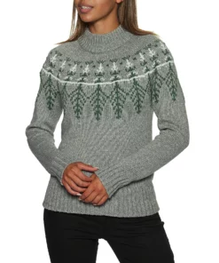 Tentree Highline Wool Intarsia Sweater Womens Knits