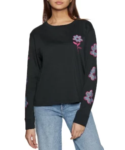 RVCA Happy Daisy Womens Long Sleeve T-Shirt
