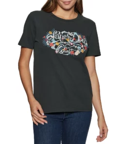 Superdry Vintage Floral Scripted Womens Short Sleeve T-Shirt