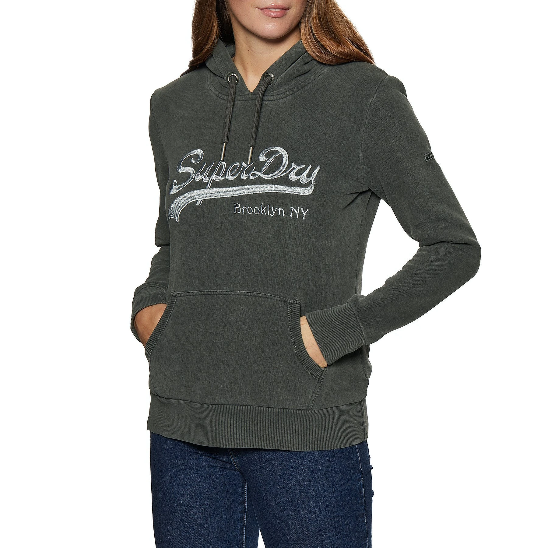 Superdry Vintage Logo Borough Womens Pullover Hoodie