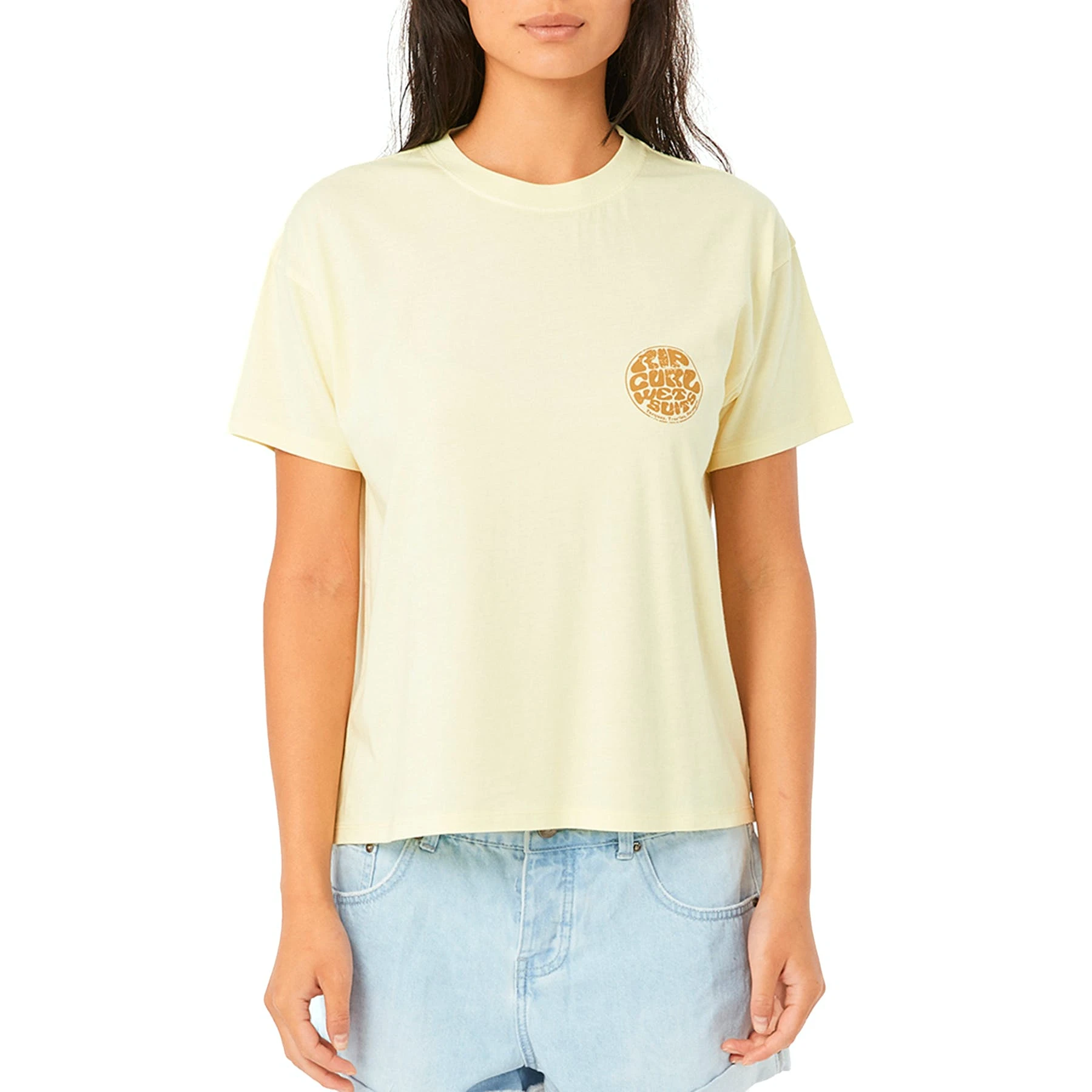 Rip Curl Wettie Icon Relaxed Womens Short Sleeve T-Shirt - Image 2