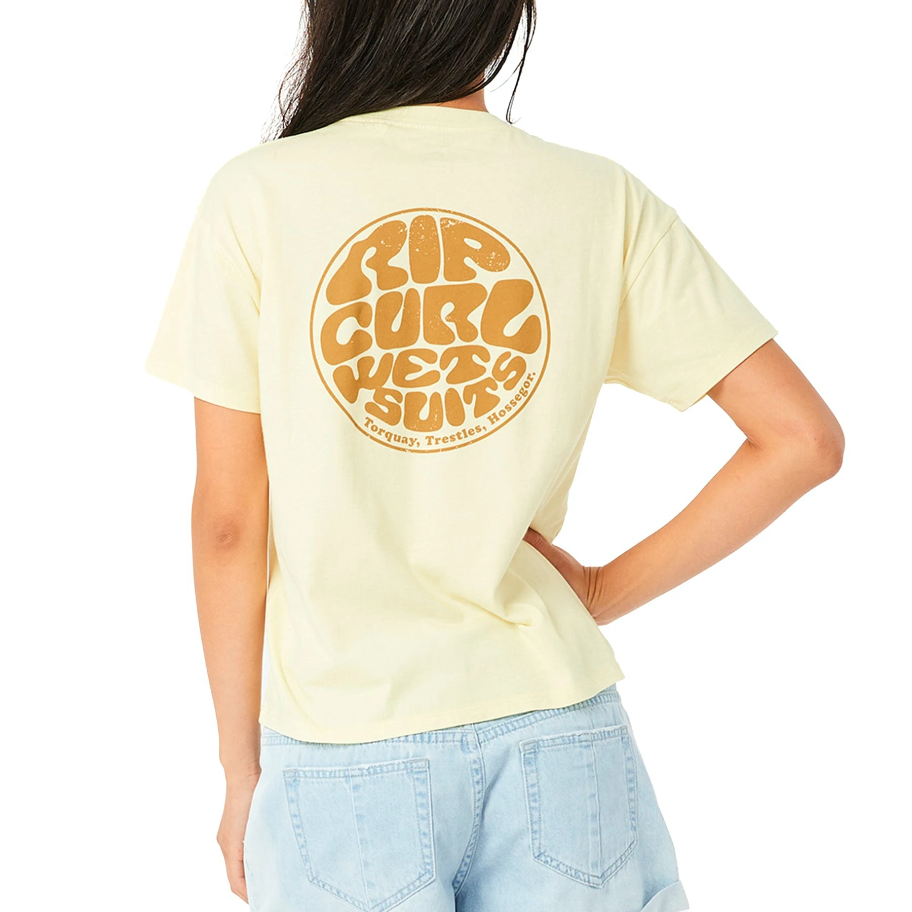 Rip Curl Wettie Icon Relaxed Womens Short Sleeve T-Shirt