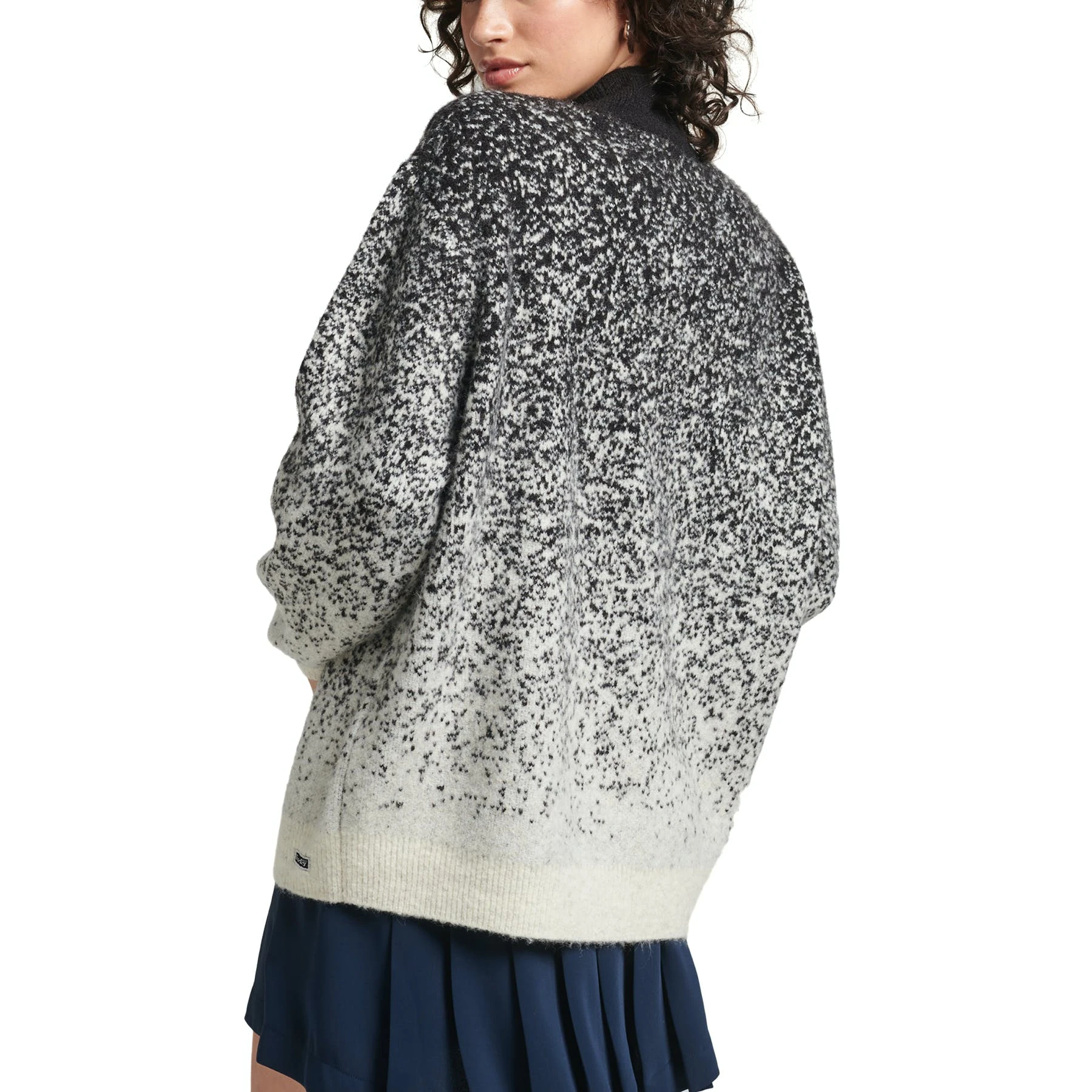 Superdry Vintage Gradient Mock Neck Womens Sweater - Image 2