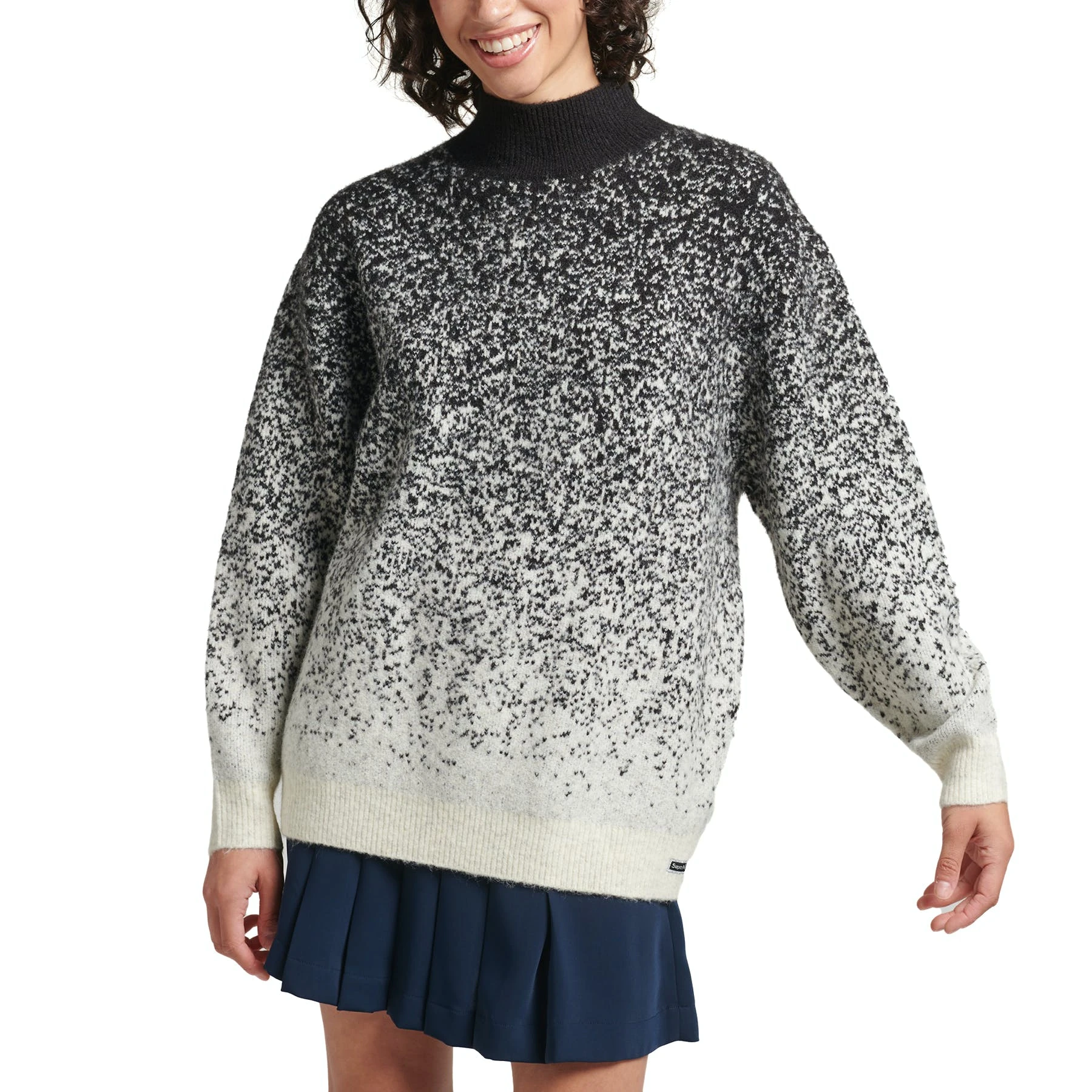 Superdry Vintage Gradient Mock Neck Womens Sweater