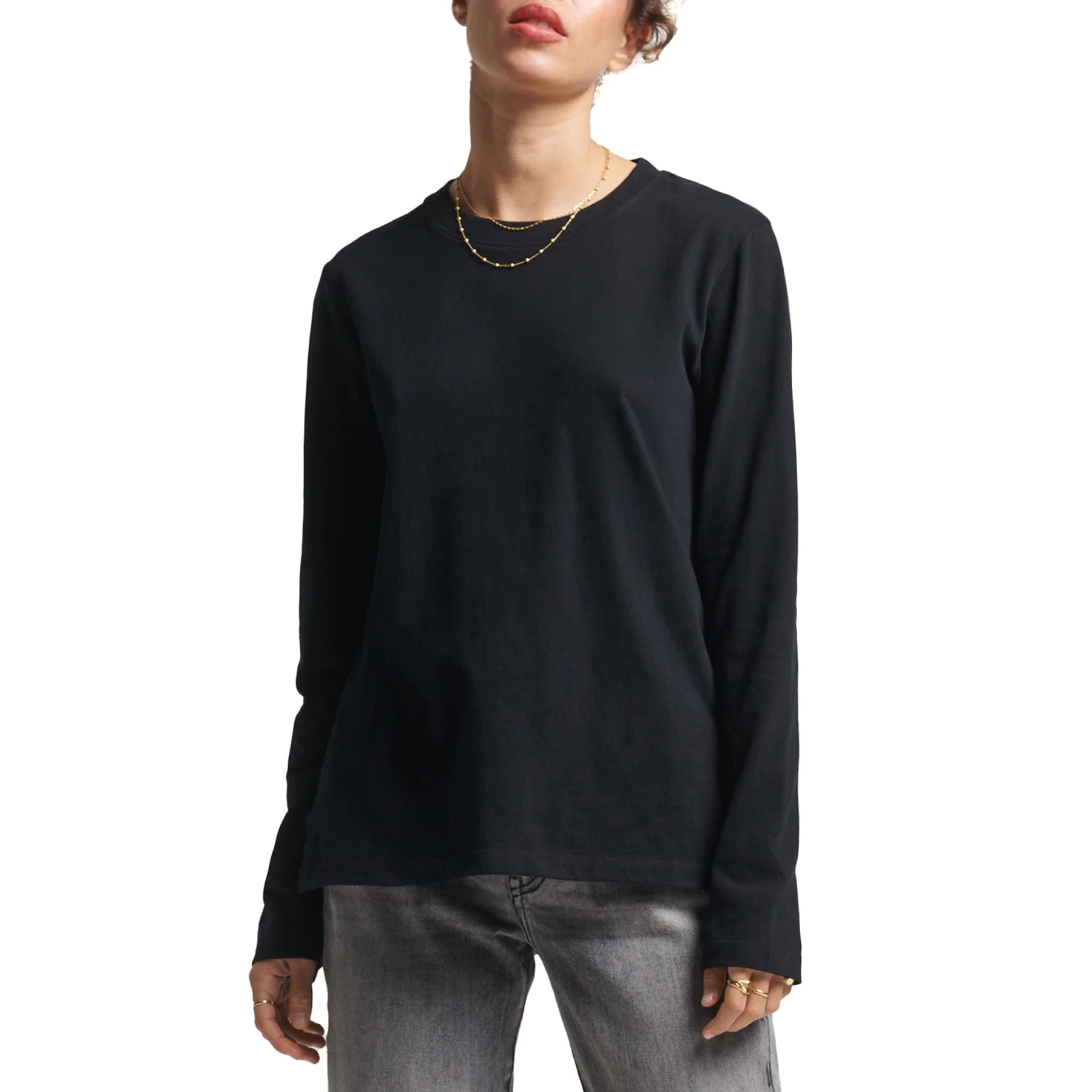 Superdry Vintage Logo Embroidered Womens Long Sleeve T-Shirt