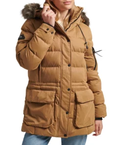 Superdry Microfibre Expedition Parka Womens Jacket