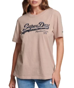 Superdry Vintage Logo Borough Womens Short Sleeve T-Shirt
