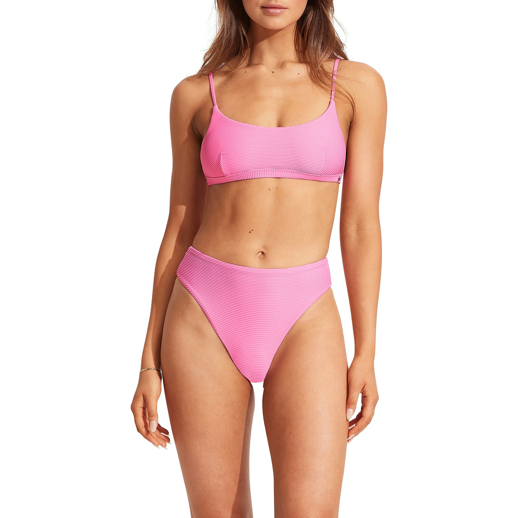 Seafolly Essentials High Rise Womens Bikini Bottoms - Image 4