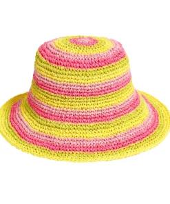 Seafolly Shadylady Multi Stripe Bucket Womens Hat