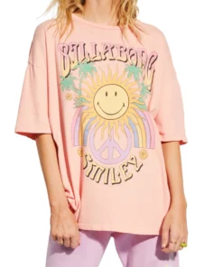 Billabong Smiley True Boy Womens Short Sleeve T-Shirt