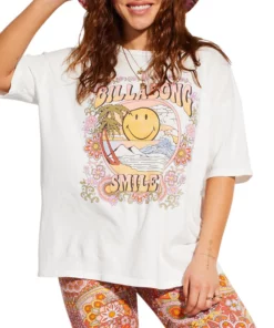 Billabong Smiley True Boy Womens Short Sleeve T-Shirt