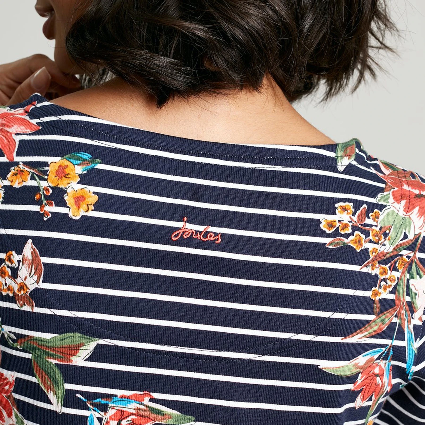 Joules Harbour Print Womens Long Sleeve T-Shirt - Image 3