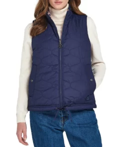 Barbour Print Reversible Apia Womens Body Warmer