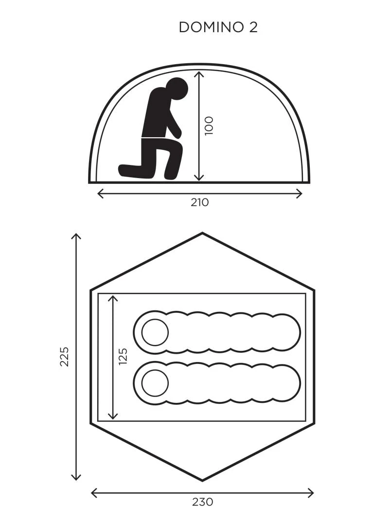 Halti Domino 2 Hengen Teltta - Image 2