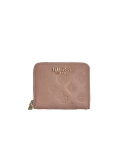 Guess La Femme Lompakko Vaaleanpunainen Logokuvioitu