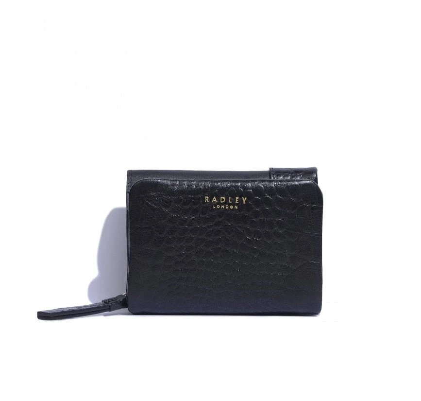 Radley Pieni Musta Lompakko Krokokuviolla - Image 4