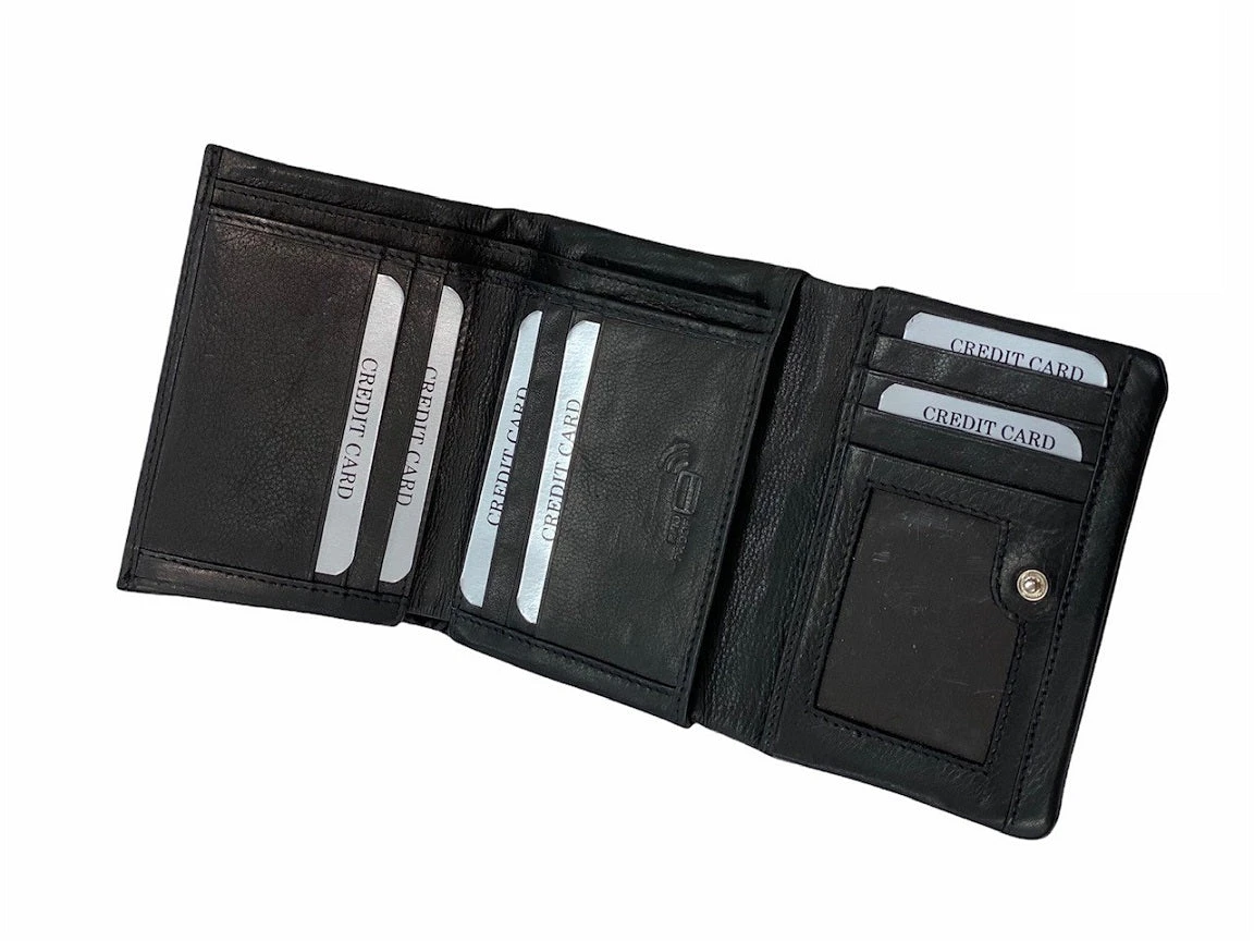 Nabo Keskikokoinen Musta RFID Lompakko - Image 2