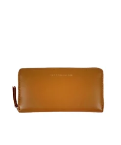 Tommy Hilfiger Nahkalompakko Konjakinruskea