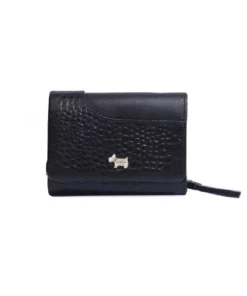 Radley Pieni Musta Lompakko Krokokuviolla