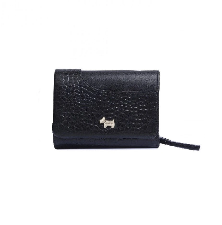 Radley Pieni Musta Lompakko Krokokuviolla