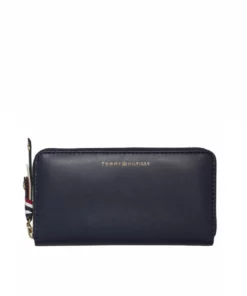 Tommy Hilfiger Nahkalompakko Tummansininen