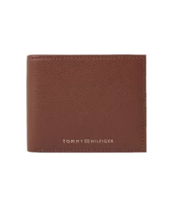 Tommy Hilfiger Prem Mini Nahkalompakko Tummanruskea