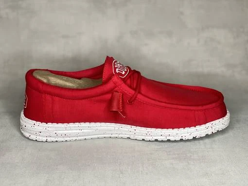 Heydude Hey Dude Wally Slub Canvas Red - Image 2