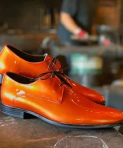 Topman 10721 Oranssi Lakeri Puolikenkä