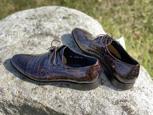 Topman 10721 28kr Krokolakeri Ruskea